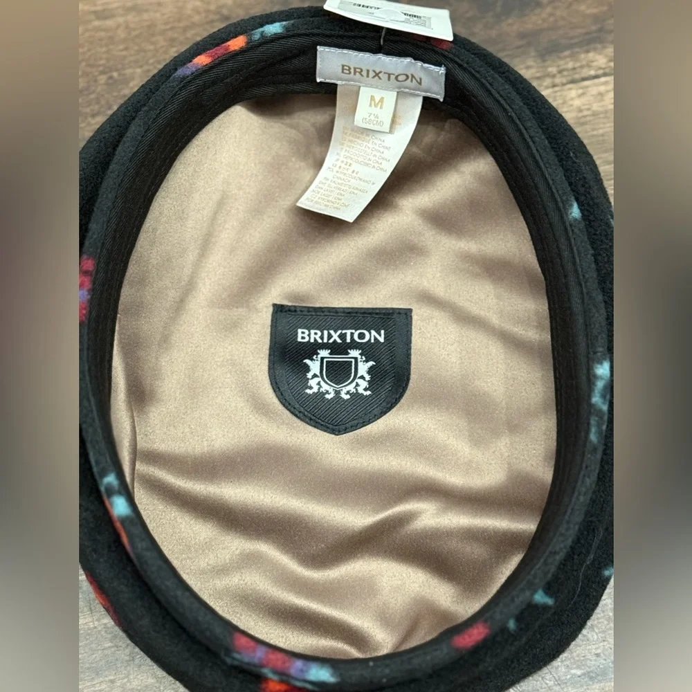 Brixton Fiddler Beret Rose Roses NWT - Picture 5 of 6